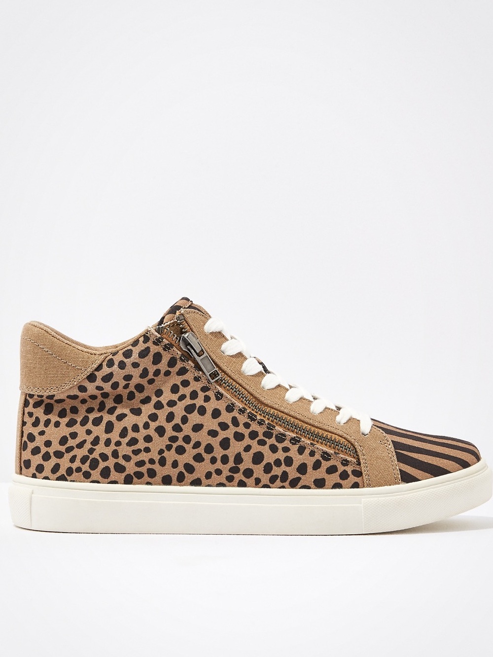 American Eagle Faryl Robin Animal Print High Top Sneakers Size 7 NWT